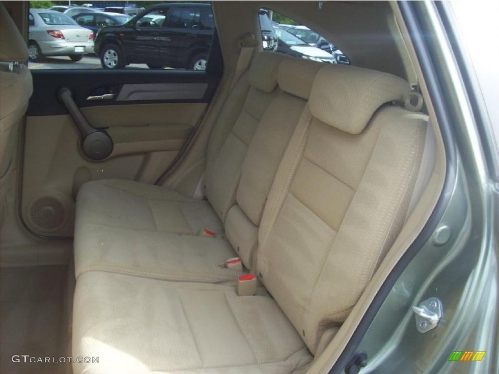 2008 CR-V EX 4WD - Green Tea Metallic / Ivory photo #13