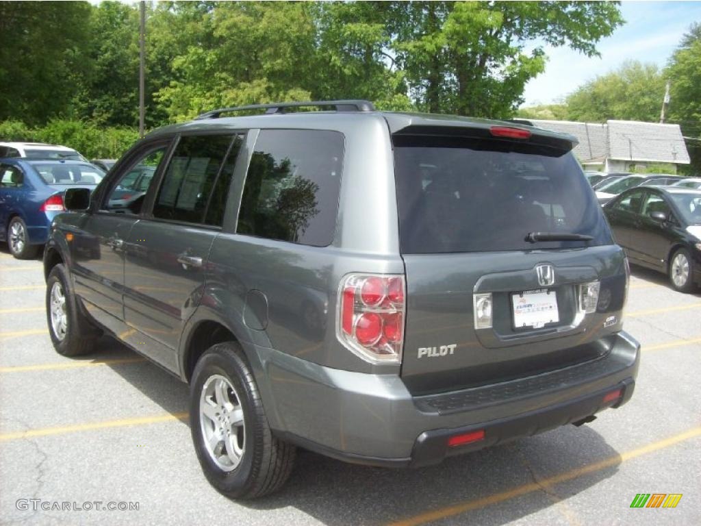 2007 Pilot EX 4WD - Nimbus Gray Metallic / Gray photo #2