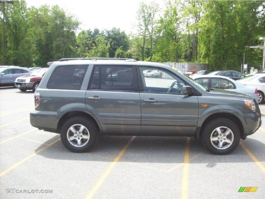 2007 Pilot EX 4WD - Nimbus Gray Metallic / Gray photo #22