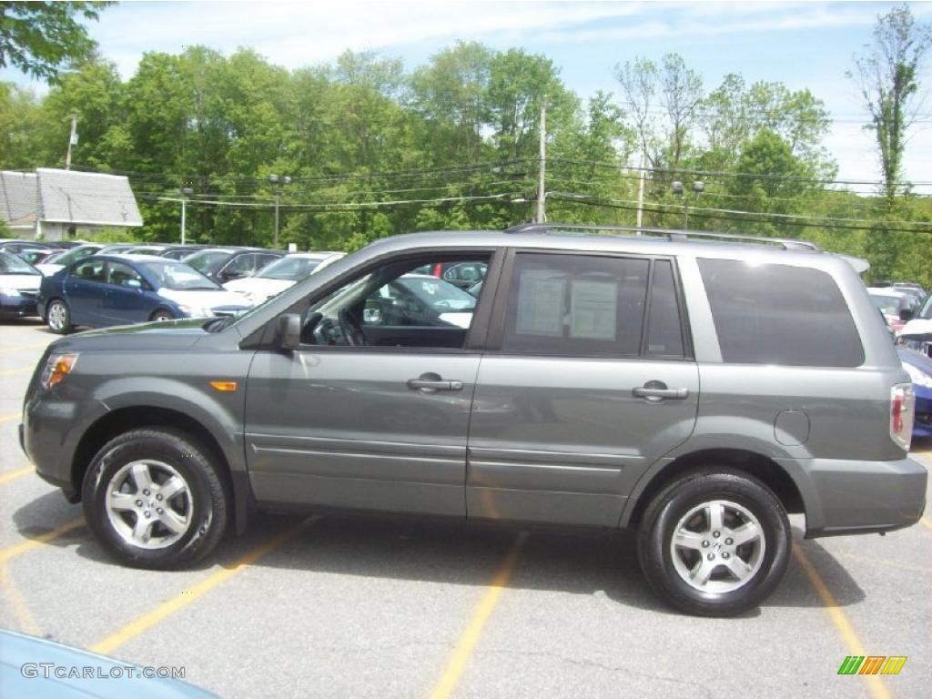 2007 Pilot EX 4WD - Nimbus Gray Metallic / Gray photo #23