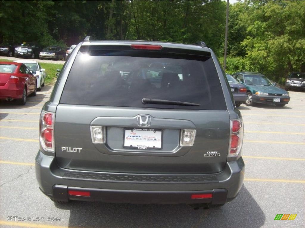 2007 Pilot EX 4WD - Nimbus Gray Metallic / Gray photo #24