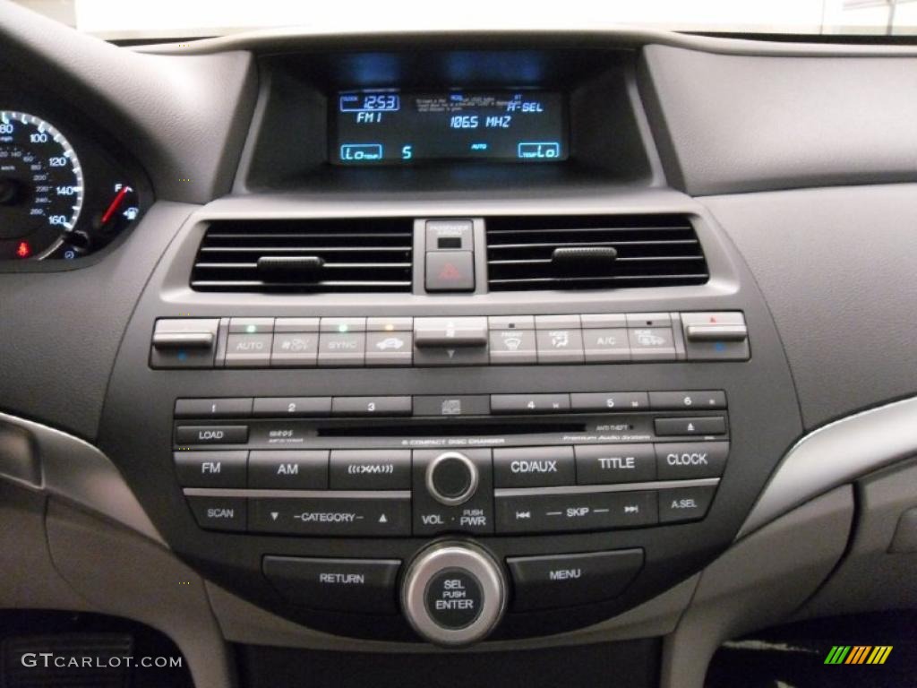 2010 Accord EX-L Sedan - Polished Metal Metallic / Gray photo #15