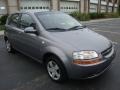 2007 Medium Gray Chevrolet Aveo 5 LS Hatchback  photo #8