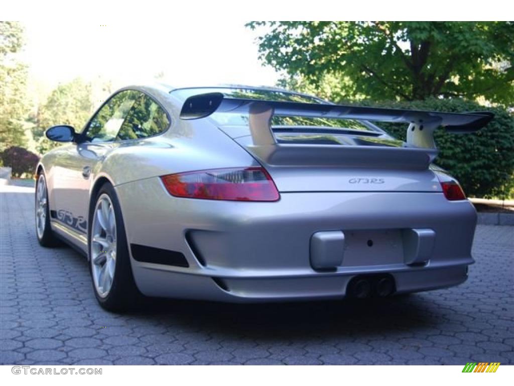 2007 911 GT3 RS - Arctic Silver Metallic / Black w/Alcantara photo #12