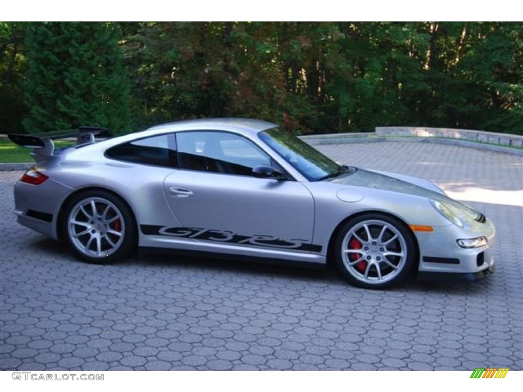 2007 911 GT3 RS - Arctic Silver Metallic / Black w/Alcantara photo #14