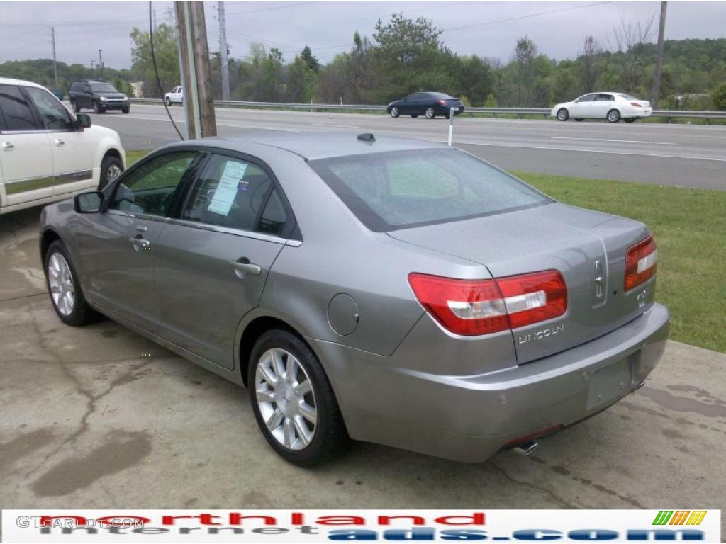 2008 MKZ AWD Sedan - Vapor Silver Metallic / Dark Charcoal photo #4