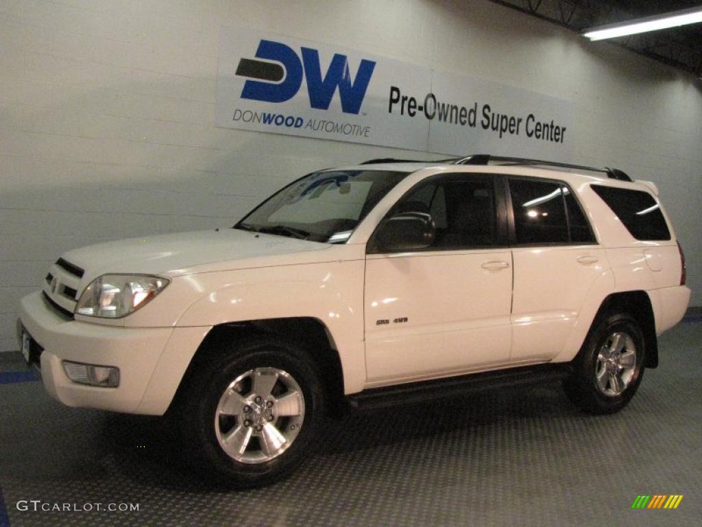 2004 4Runner SR5 4x4 - Natural White / Stone photo #2