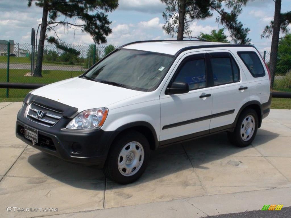 2006 CR-V LX - Taffeta White / Ivory photo #13