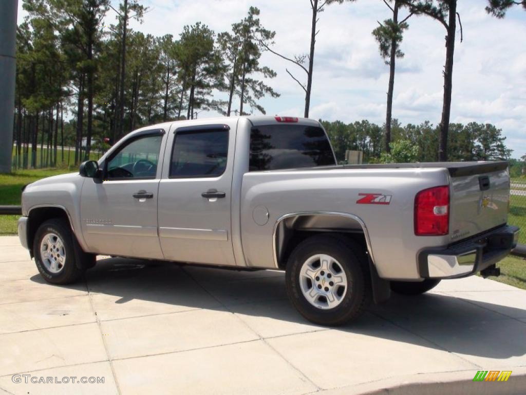 2008 Silverado 1500 LT Crew Cab - Silver Birch Metallic / Ebony photo #8