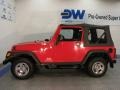 2004 Flame Red Jeep Wrangler SE 4x4  photo #5