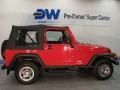 2004 Flame Red Jeep Wrangler SE 4x4  photo #6
