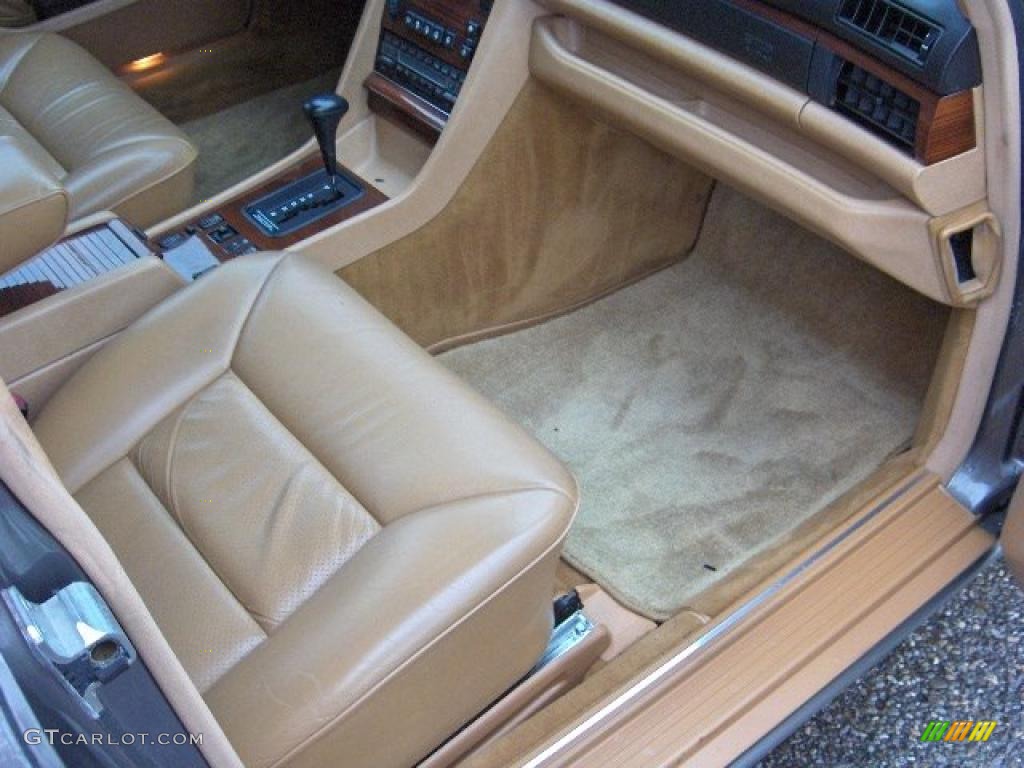 1991 S Class 300 SE - Pearl Grey Metallic / Parchment photo #9