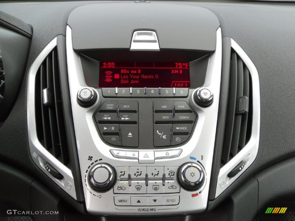 2010 Terrain SLE - Atlantic Blue Metallic / Jet Black photo #11