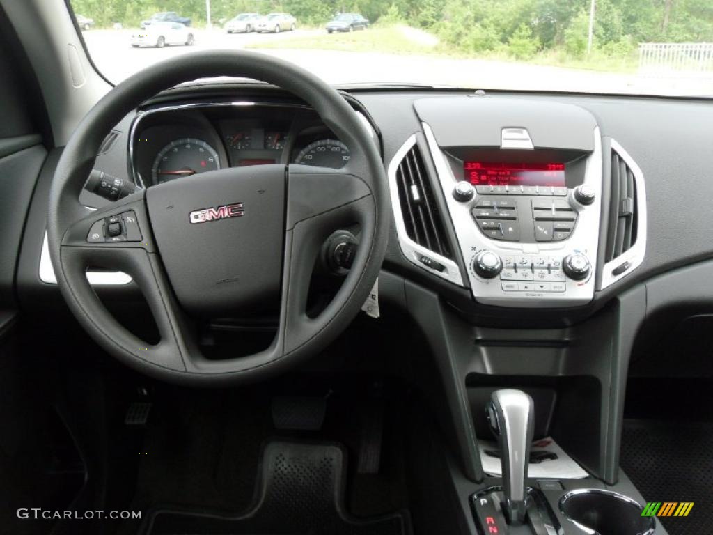 2010 Terrain SLE - Atlantic Blue Metallic / Jet Black photo #13
