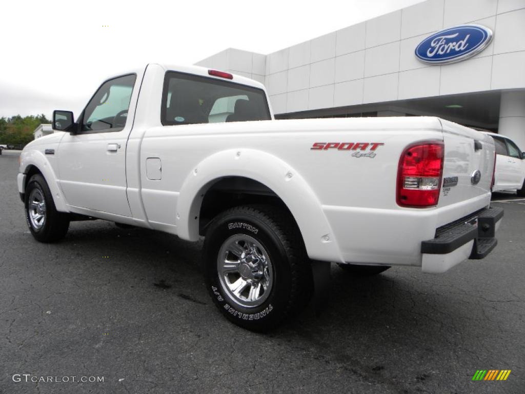 08 Oxford White Ford Ranger Sport Regular Cab 4x4 Photo 19 Gtcarlot Com Car Color Galleries