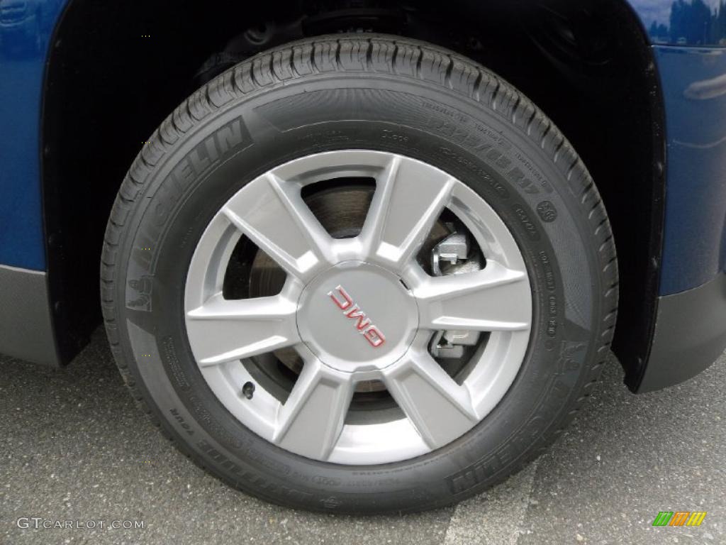 2010 Terrain SLE - Atlantic Blue Metallic / Jet Black photo #22