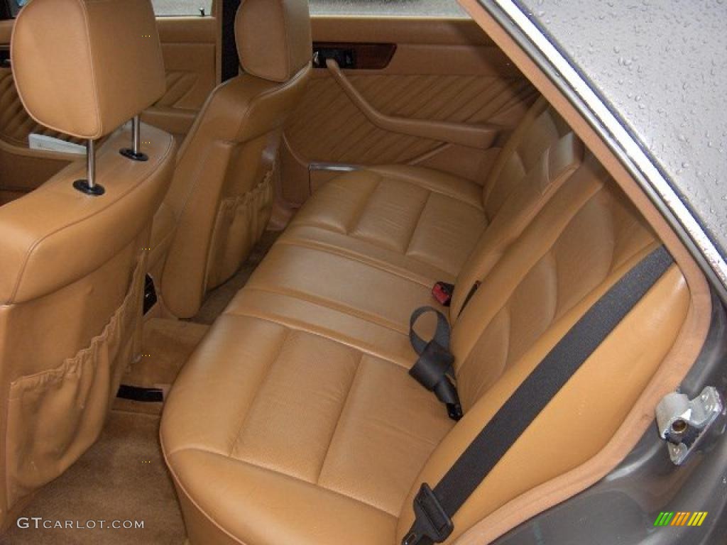 1991 S Class 300 SE - Pearl Grey Metallic / Parchment photo #24