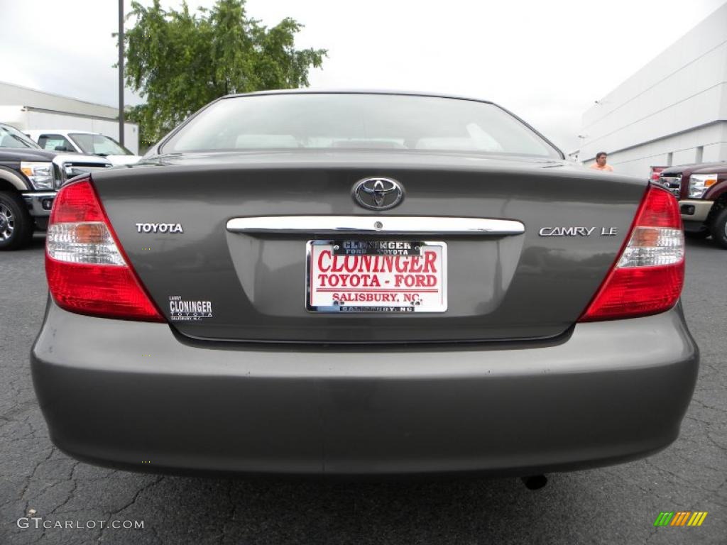 2003 Camry LE - Phantom Gray Pearl / Stone photo #4
