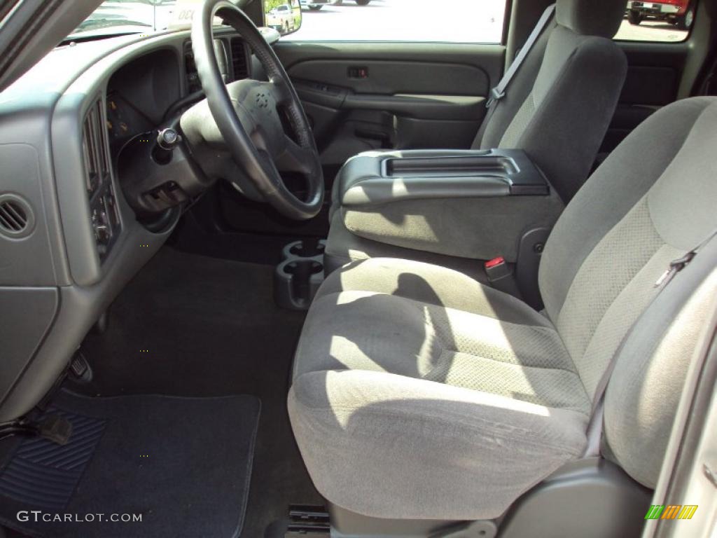 2004 Silverado 1500 LS Extended Cab - Silver Birch Metallic / Medium Gray photo #4