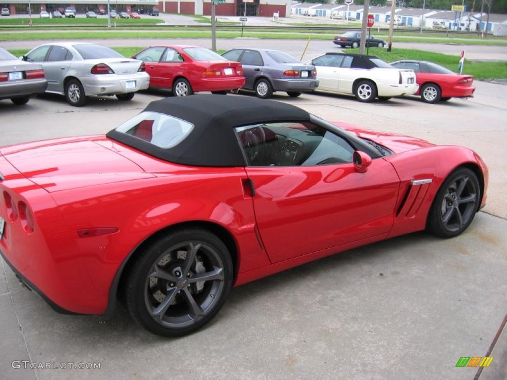 2010 Corvette Grand Sport Convertible - Torch Red / Ebony Black photo #7