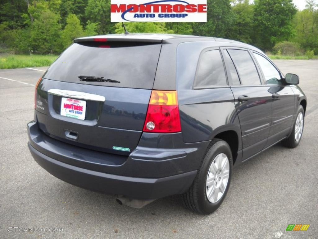 2008 Pacifica LX - Modern Blue Pearlcoat / Pastel Slate Gray photo #3