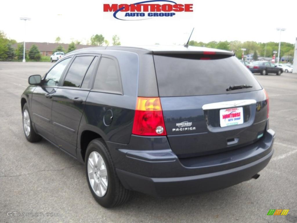 2008 Pacifica LX - Modern Blue Pearlcoat / Pastel Slate Gray photo #5