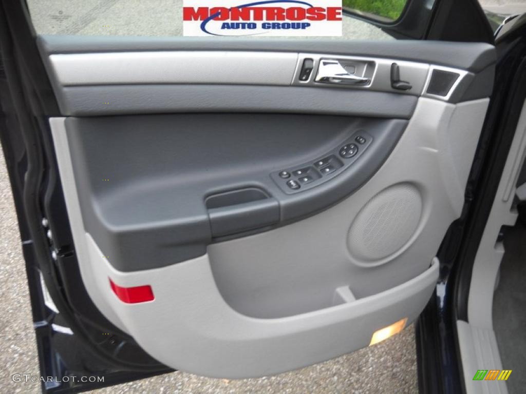 2008 Pacifica LX - Modern Blue Pearlcoat / Pastel Slate Gray photo #8