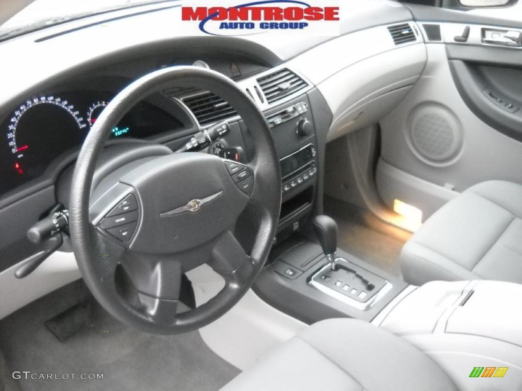 2008 Pacifica LX - Modern Blue Pearlcoat / Pastel Slate Gray photo #9