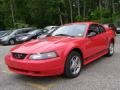 2002 Torch Red Ford Mustang V6 Coupe  photo #1