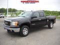 2008 Onyx Black GMC Sierra 1500 SLE Extended Cab 4x4  photo #20