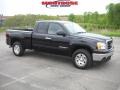 2008 Onyx Black GMC Sierra 1500 SLE Extended Cab 4x4  photo #24