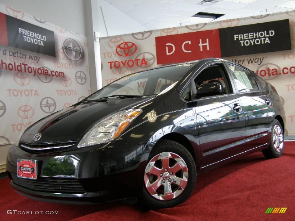 2008 Prius Hybrid - Black / Gray photo #1