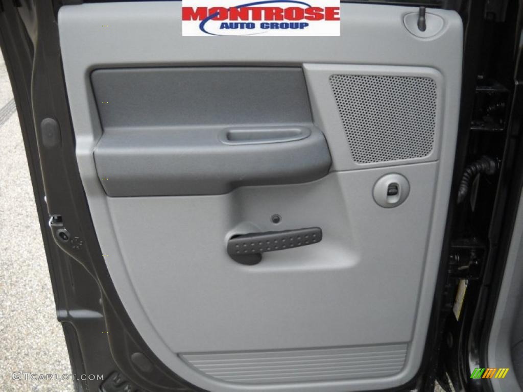 2008 Ram 1500 Big Horn Edition Quad Cab 4x4 - Brilliant Black Crystal Pearl / Medium Slate Gray photo #12