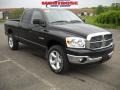 2008 Brilliant Black Crystal Pearl Dodge Ram 1500 Big Horn Edition Quad Cab 4x4  photo #23