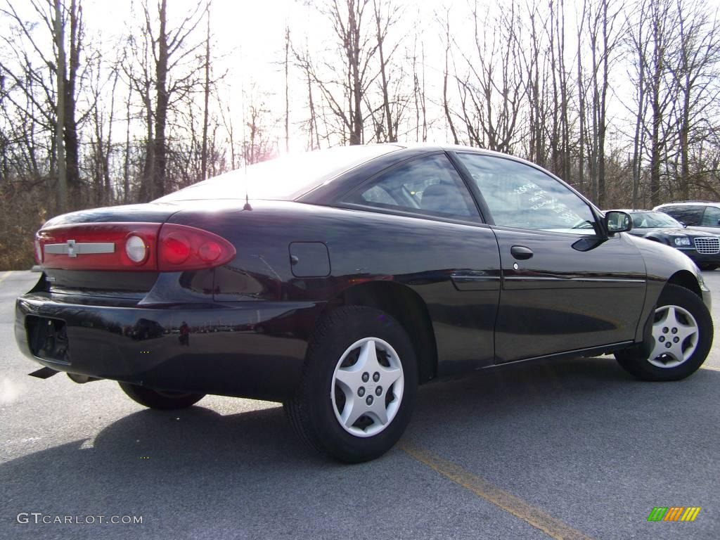 2003 Cavalier Coupe - Black / Graphite Gray photo #3