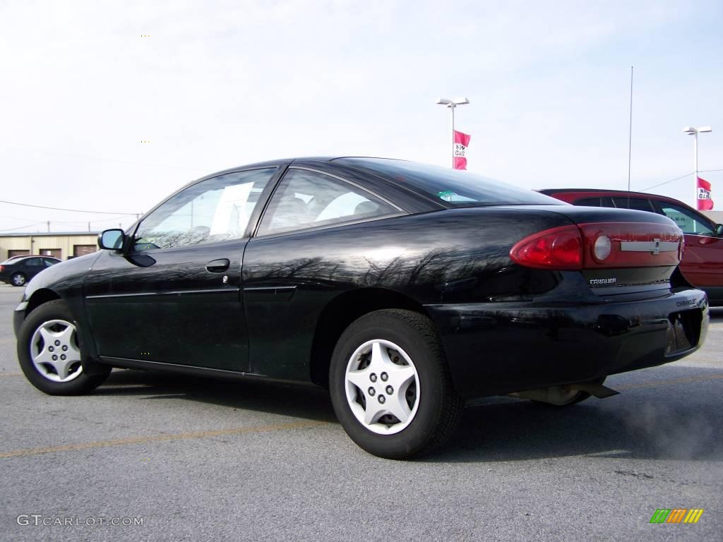 2003 Cavalier Coupe - Black / Graphite Gray photo #4