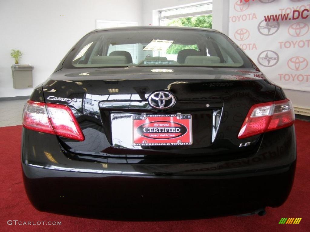 2007 Camry LE - Black / Ash photo #8