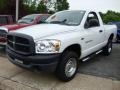 2007 Bright White Dodge Ram 1500 ST Regular Cab 4x4  photo #2