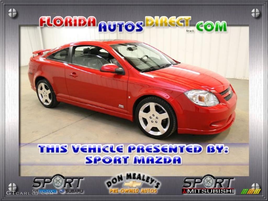 2007 Cobalt SS Supercharged Coupe - Victory Red / Ebony/Red photo #1