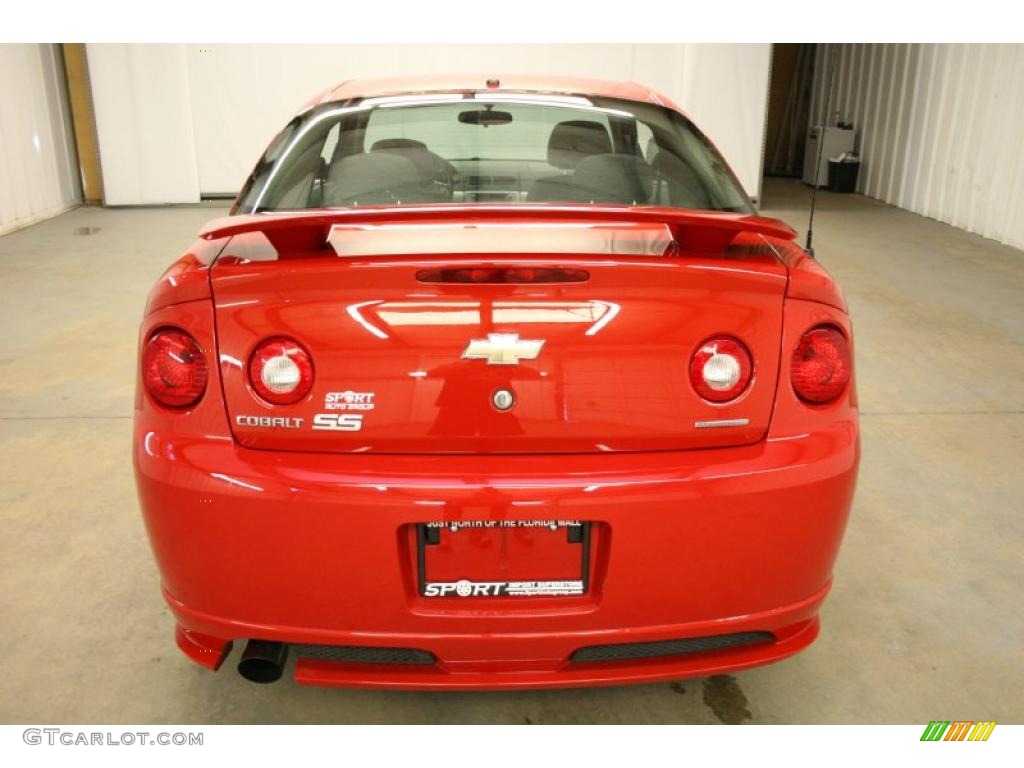 2007 Cobalt SS Supercharged Coupe - Victory Red / Ebony/Red photo #6