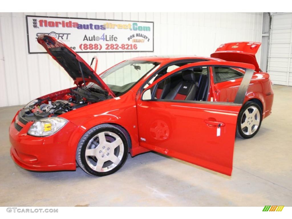 2007 Cobalt SS Supercharged Coupe - Victory Red / Ebony/Red photo #43