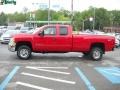 2007 Victory Red Chevrolet Silverado 2500HD LT Extended Cab 4x4  photo #6