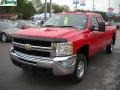 2007 Victory Red Chevrolet Silverado 2500HD LT Extended Cab 4x4  photo #14