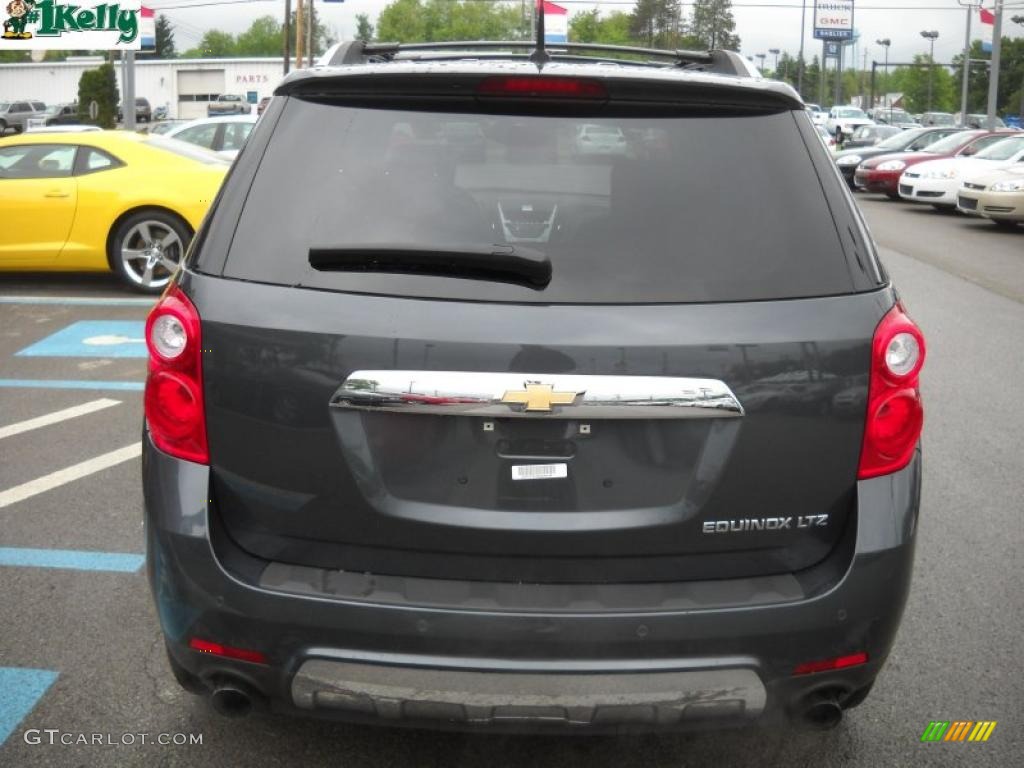 2010 Equinox LTZ - Cyber Gray Metallic / Jet Black photo #4