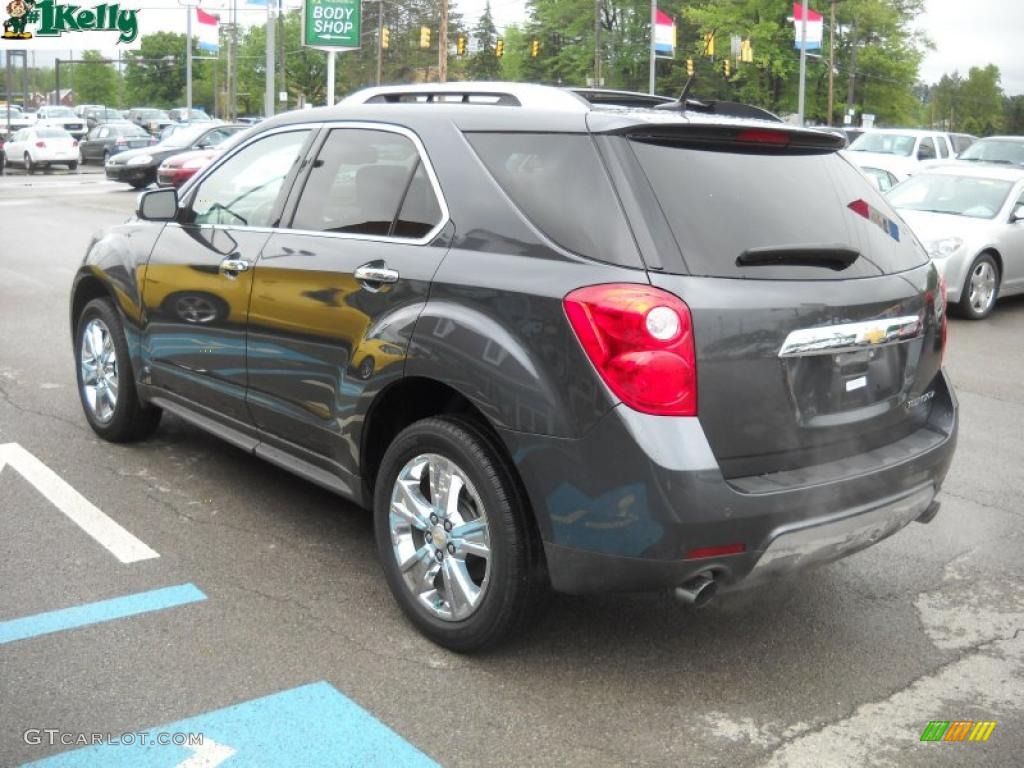 2010 Equinox LTZ - Cyber Gray Metallic / Jet Black photo #5