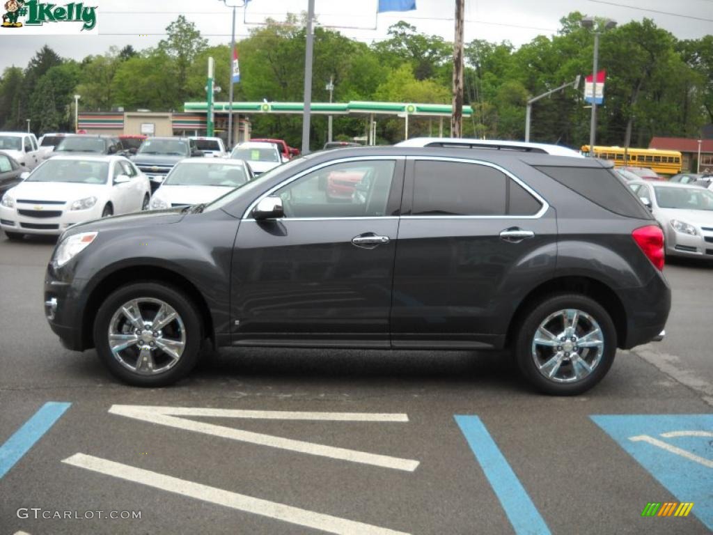 2010 Equinox LTZ - Cyber Gray Metallic / Jet Black photo #6