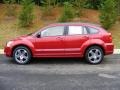 2007 Inferno Red Crystal Pearl Dodge Caliber R/T  photo #8