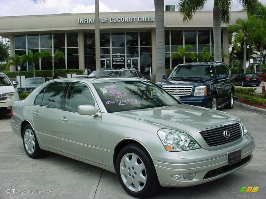 2003 LS 430 Sedan - Millenium Silver Metallic / Black photo #1
