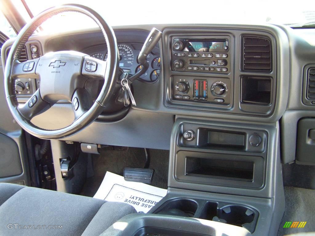 2005 Silverado 1500 LS Extended Cab 4x4 - Dark Blue Metallic / Dark Charcoal photo #13