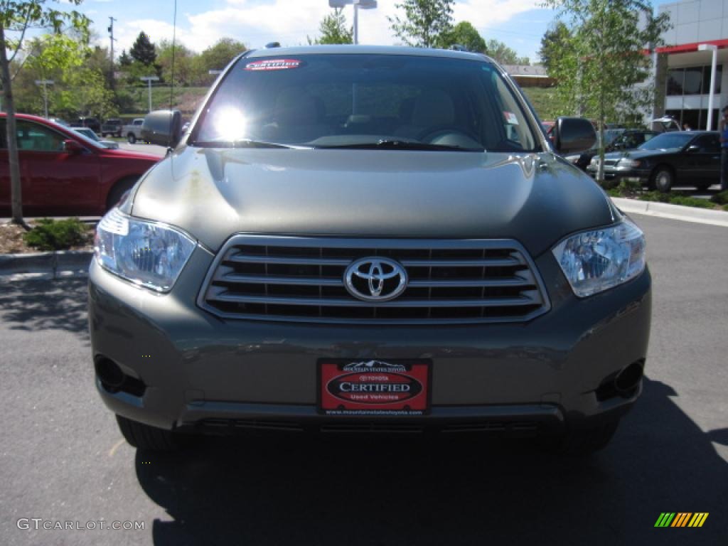 2008 Highlander 4WD - Magnetic Gray Metallic / Sand Beige photo #6